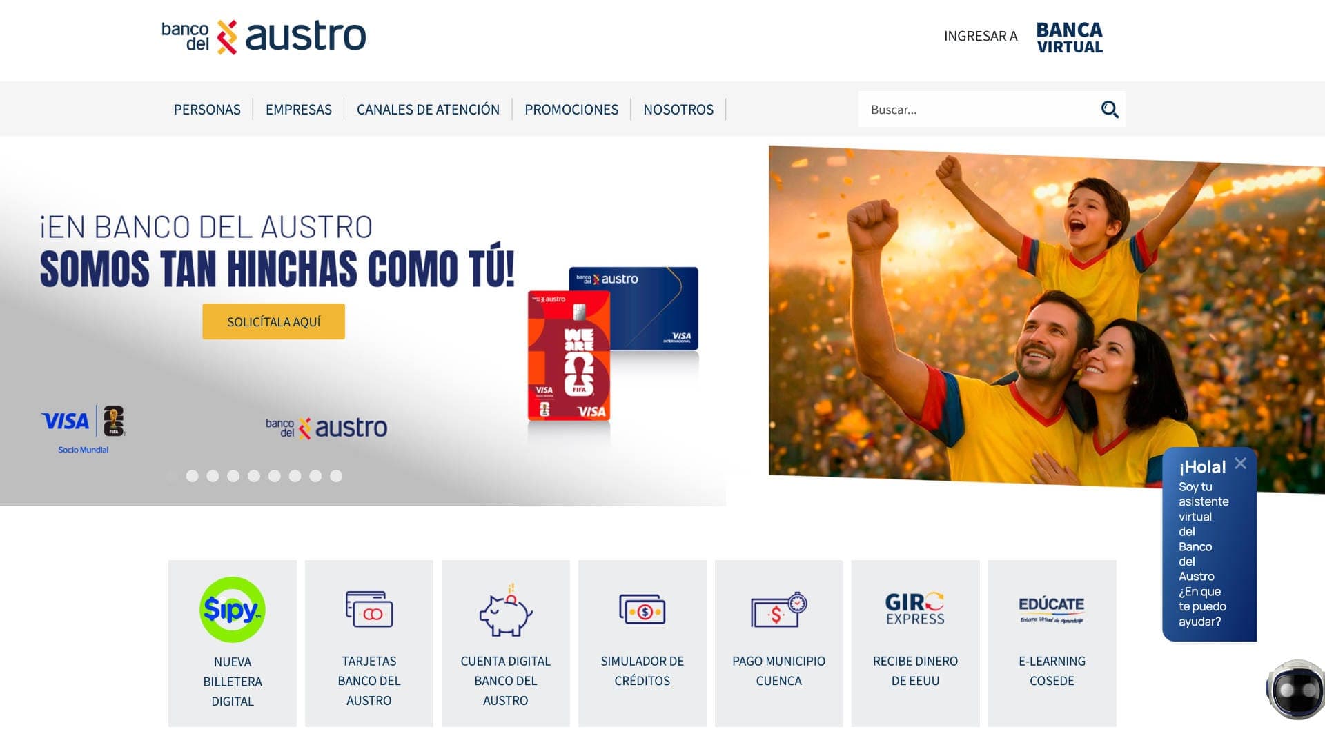 Banco del Austro screenshot