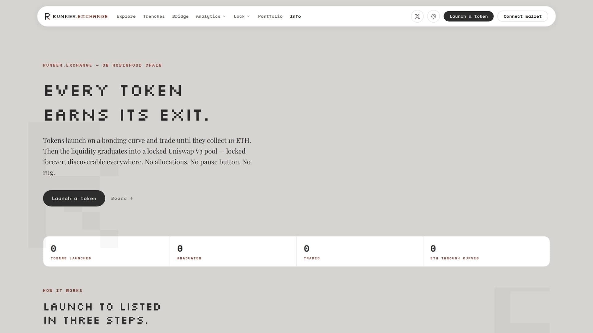 runner.exchange screenshot