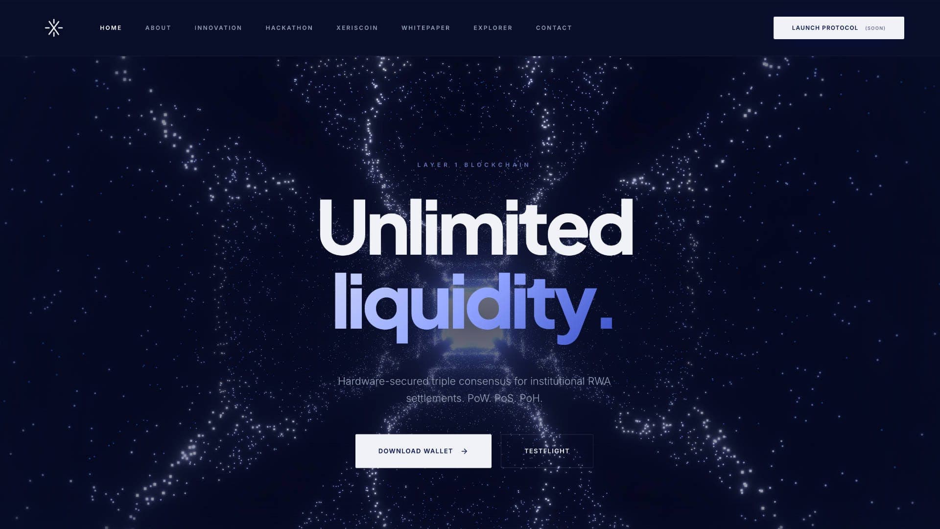 Xeris ecosystem screens
