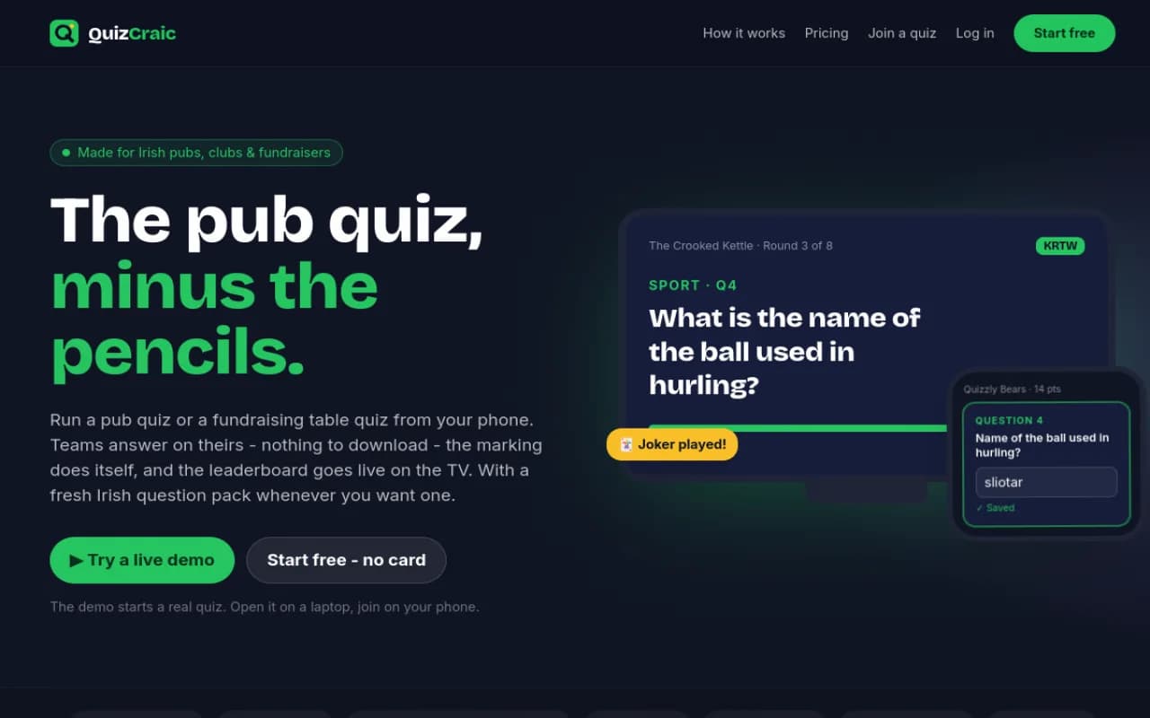 QuizCraic screenshot